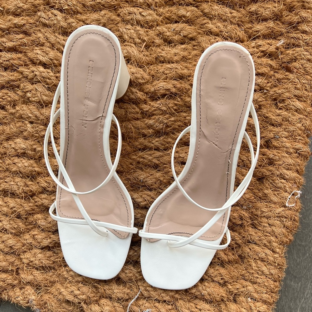Beck’s Heels White - Princess Polly US6